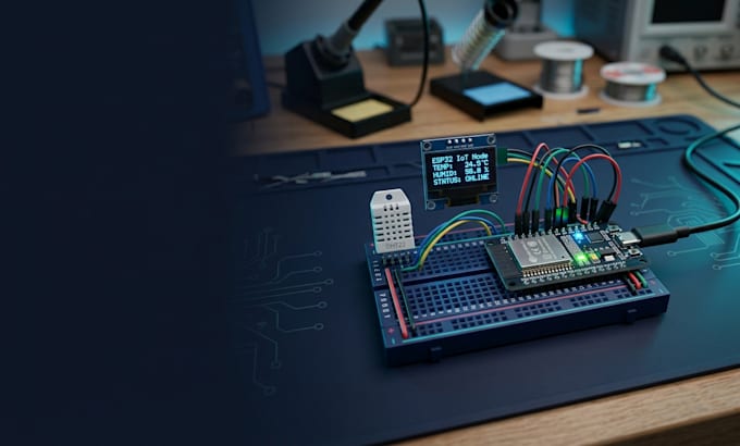 integrate esp32 with sensors and cloud dashboards