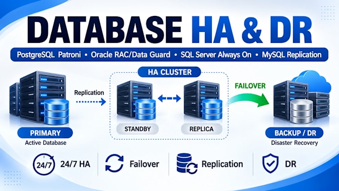 optimize, troubleshoot and manage sql server, postgresql, mysql or oracle dbs