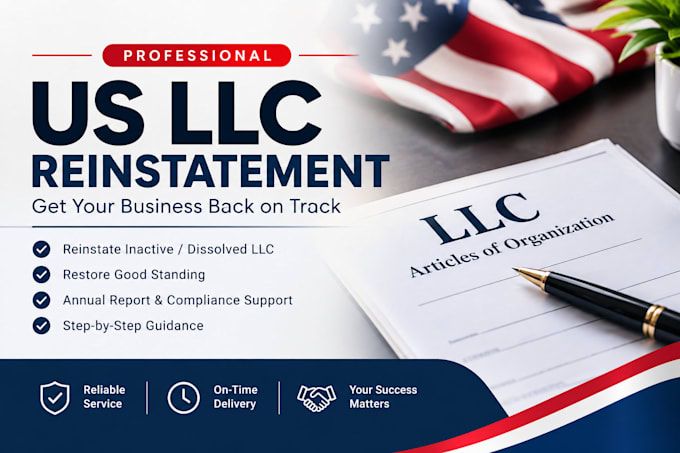 reinstate your dissolved or inactive US llc and restore good standing