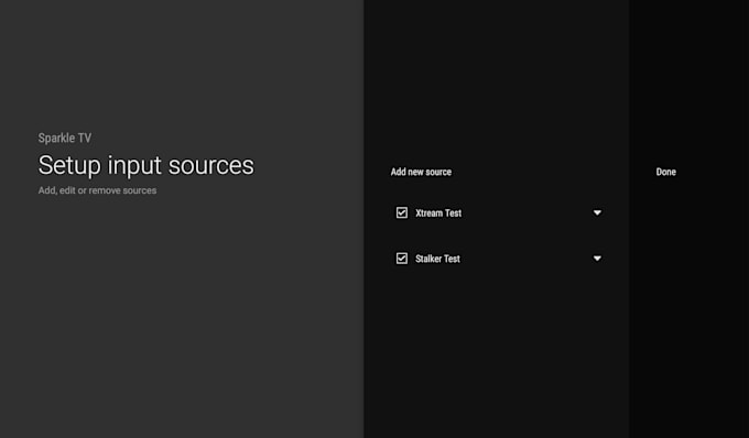 rebrand sparkle TV with your name and logo with admin panel
