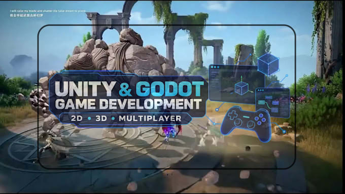 develop unity game, 2d godot game, 3d game multiplayer game