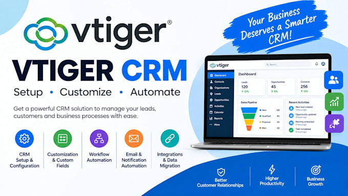 setup customize and automate your vtiger CRM