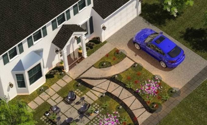 design backyard landscape, garden design, pool design and patio design