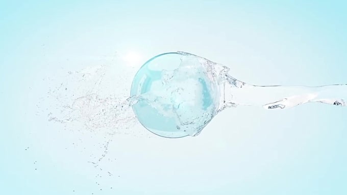 do 3d water simulation 3d fluid simulation cgi product animation vfx
