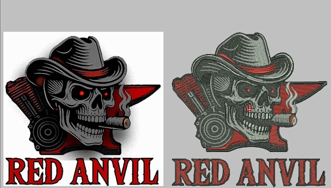 digitize full back embroidery design for hoodie and jacket
