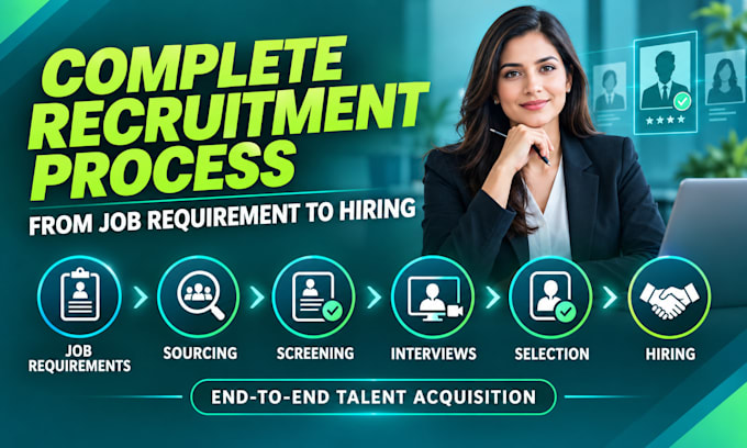 provide full cycle recruitment and hiring services