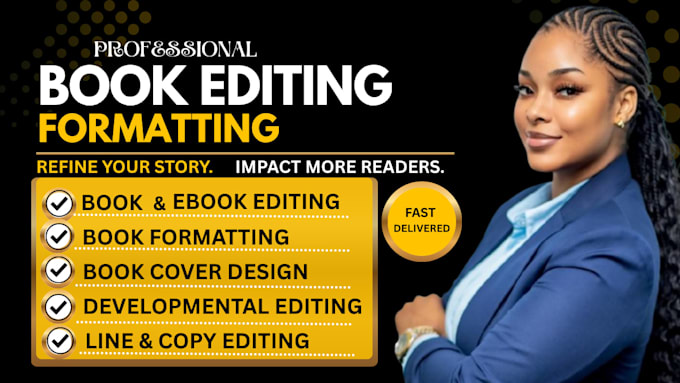 edit your fiction book with developmental and line editing for a polished