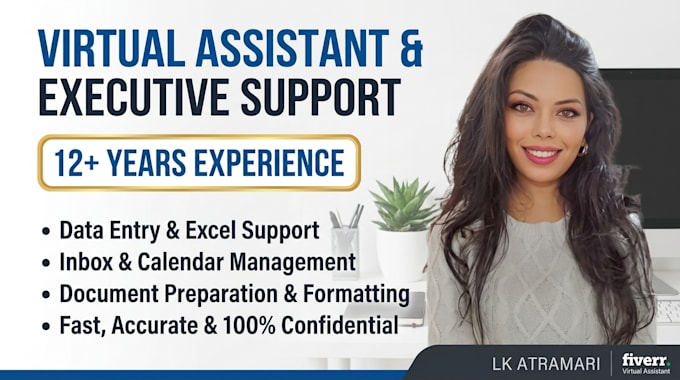 be your professional virtual assistant and executive support