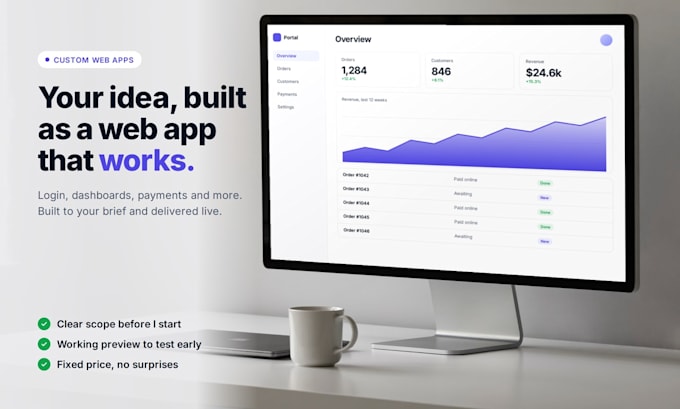 build a custom web app for your business