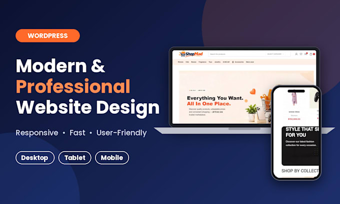 rebuild wordpress website on woocommerce  woostify