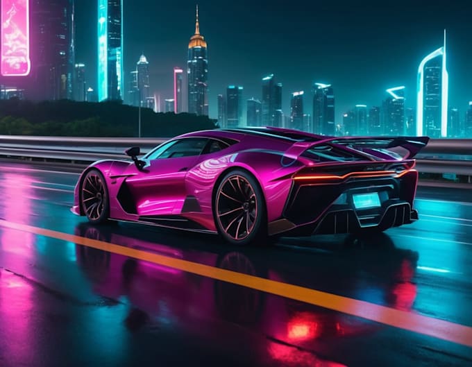 create custom ai art concept and stunning cyberpunk