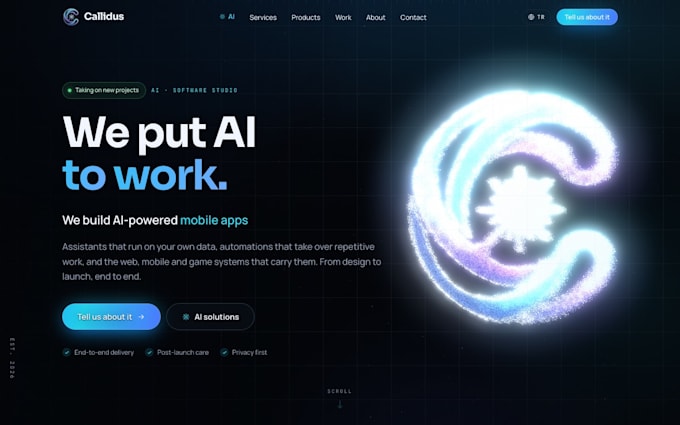 build a modern responsive web app