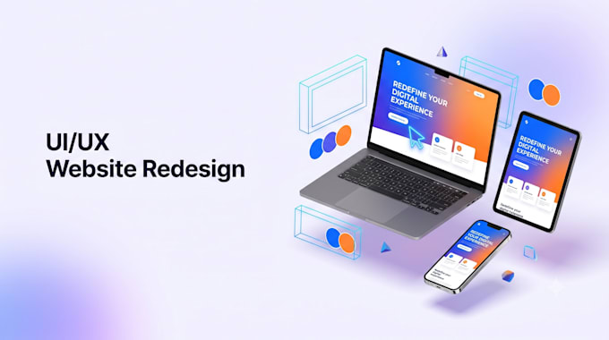 redesign your website with a modern responsive UI UX