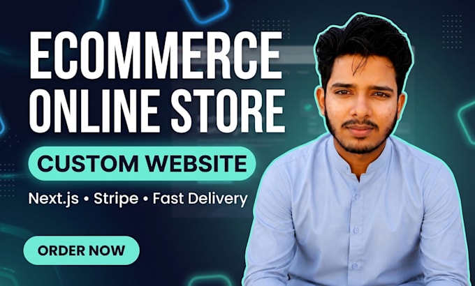 design and develop a custom ecommerce online store website