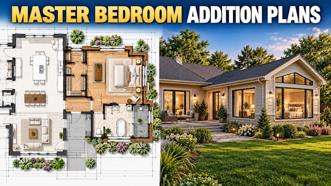 design master bedroom addition plans professional autocad layouts