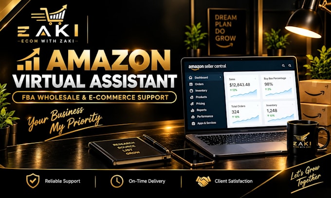 be your expert amazon virtual assistant for fba