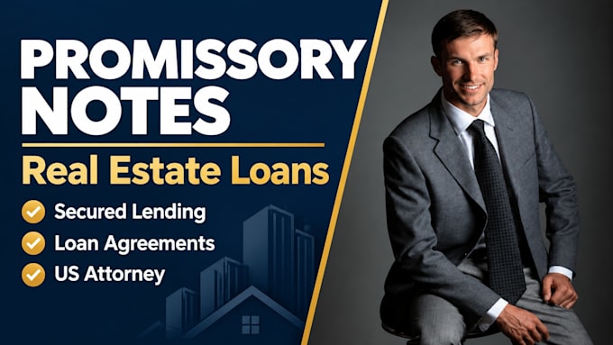 draft a real estate promissory note and loan agreement