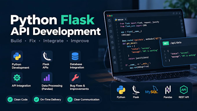 build python flask apis and web applications