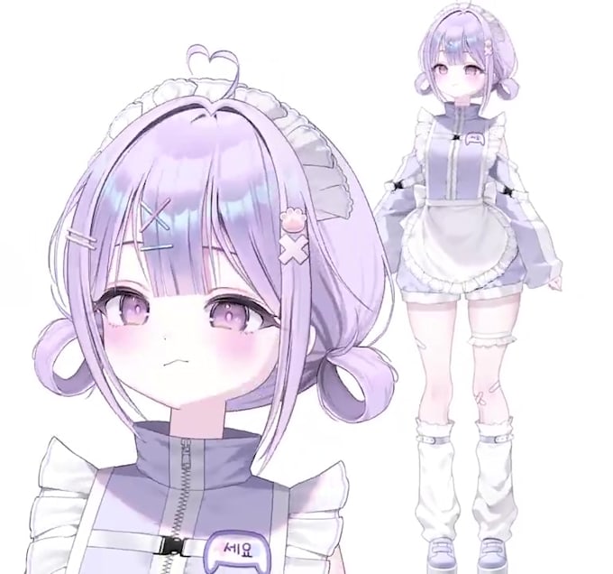 draw and rig high quality live 2d model, 2d vtuber model, vtuber rigging