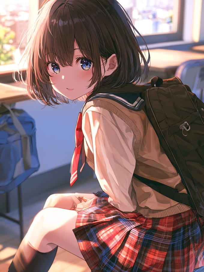 anime character art illustration