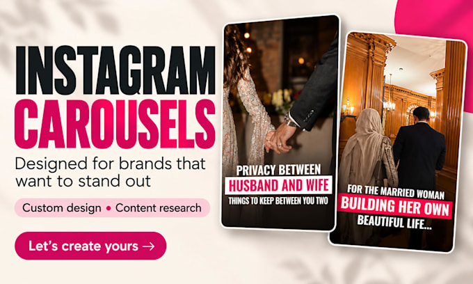 design engaging instagram carousel posts for your brand