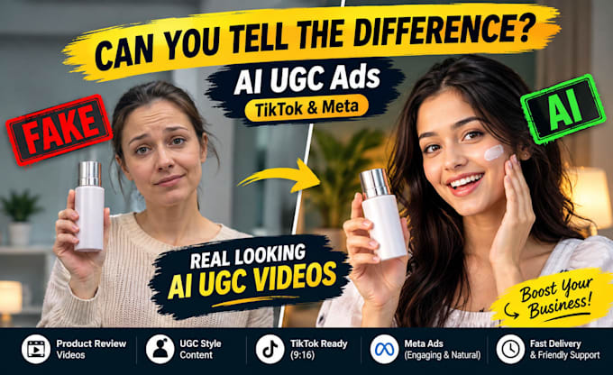 create ai ugc ads video for your products