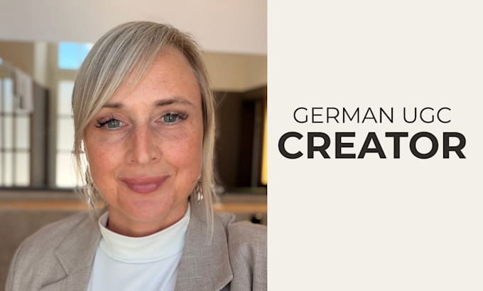 create german ugc video ads as a female creator over 50