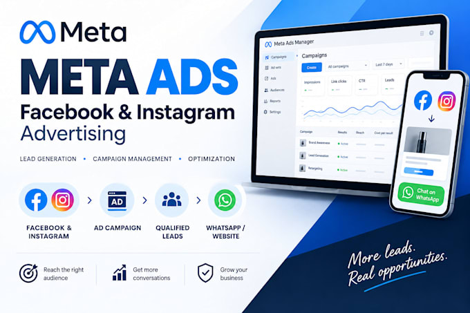 create and manage meta ads for lead generation