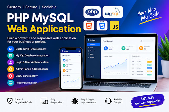 build PHP mysql web applications