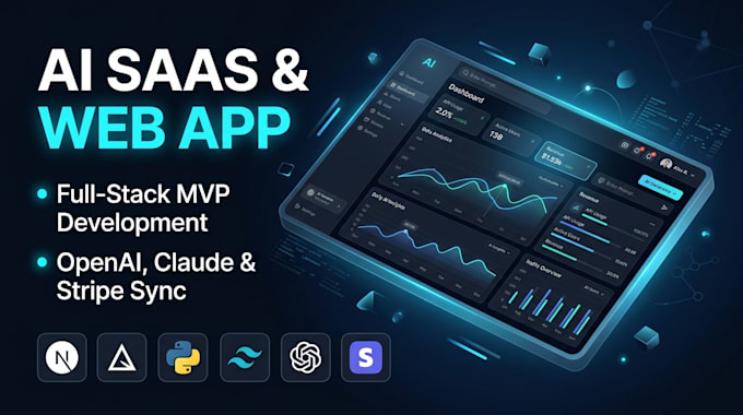 build custom ai saas and full stack web application
