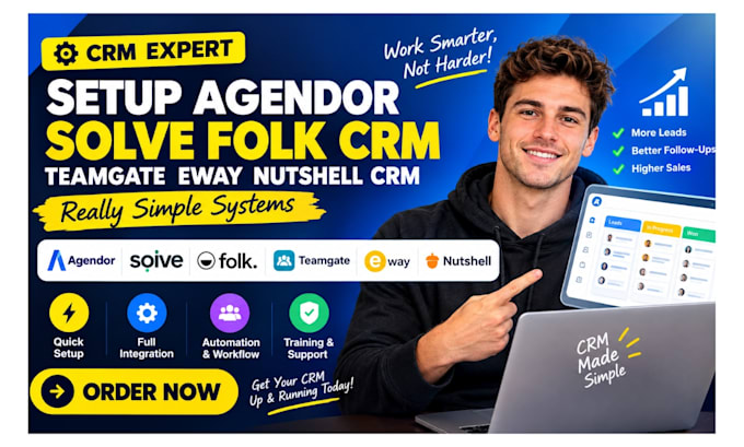 setup agendor solve folk CRM teamgate eway nutshell CRM really simple systems