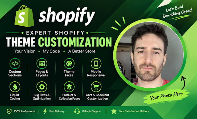 customize shopify theme, liquid sections, pages and store layout