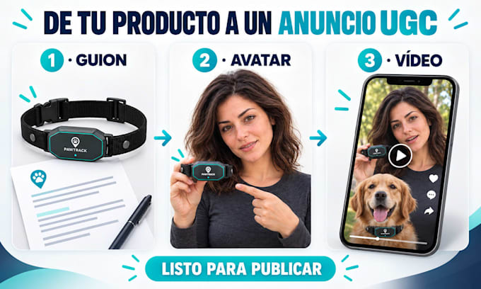 un video ugc con un avatar de ia