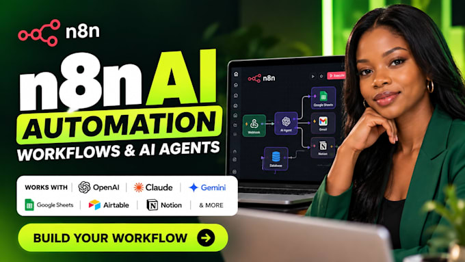 build n8n ai automation workflows and ai agents