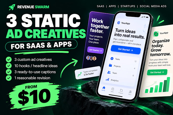 create static ad creatives for your saas or app