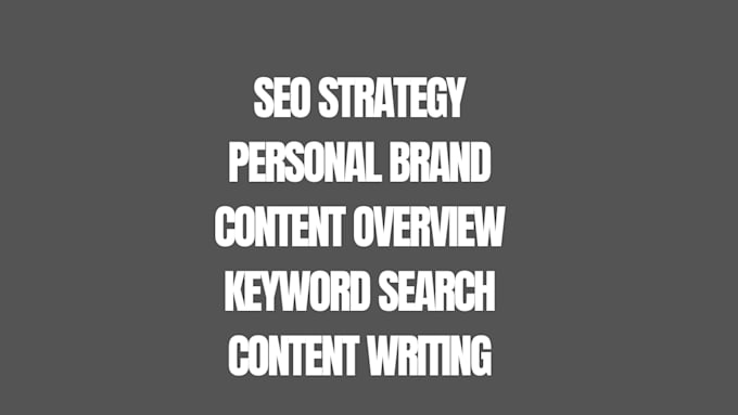 create a content strategy and marketing strategy