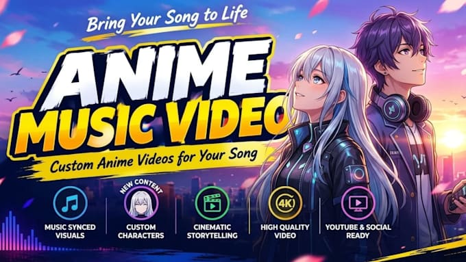 create animated music video