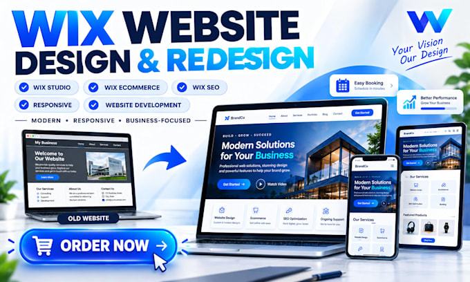 design wix website design, wix website redesign wix website development wix web