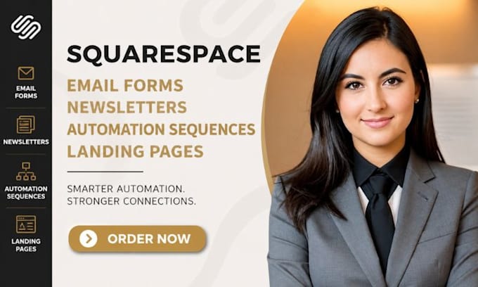 setup squarespace email forms newsletters automation sequences landing pages