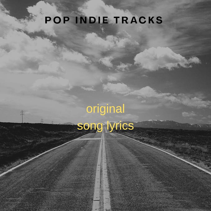 write catchy pop and indie lyrics