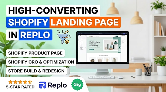 build a high converting shopify landing page in replo