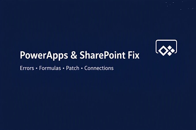 fix powerapps errors, formulas and sharepoint issues fast UK based