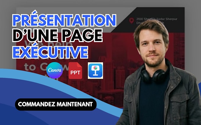 do one pager presentation, executive summary, company profile or business flyer