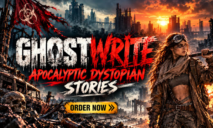 ghostwrite dystopian sci fi horror slapstick dark fantasy stories