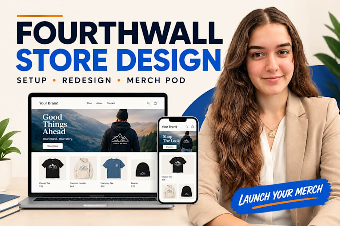 setup fourth wall store design fourthwall website, fourth wall merch pod store
