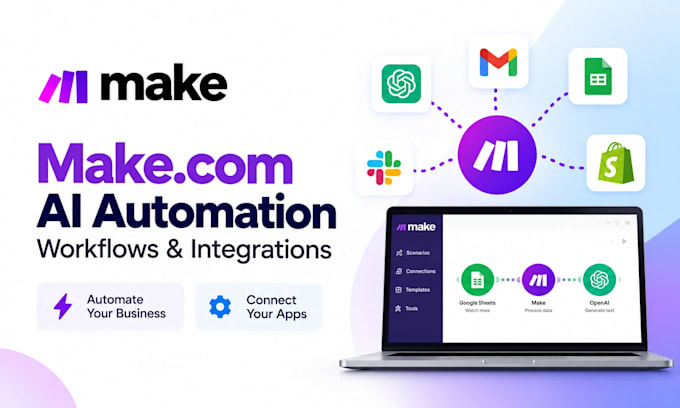 build make com ai automation workflows and integrations