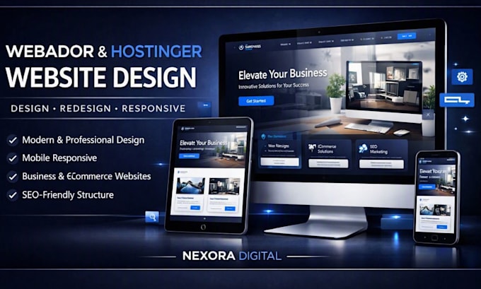 design webador website webador redesign and hostinger website design