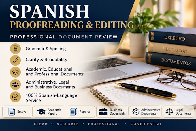 review and edit spanish documents professionally