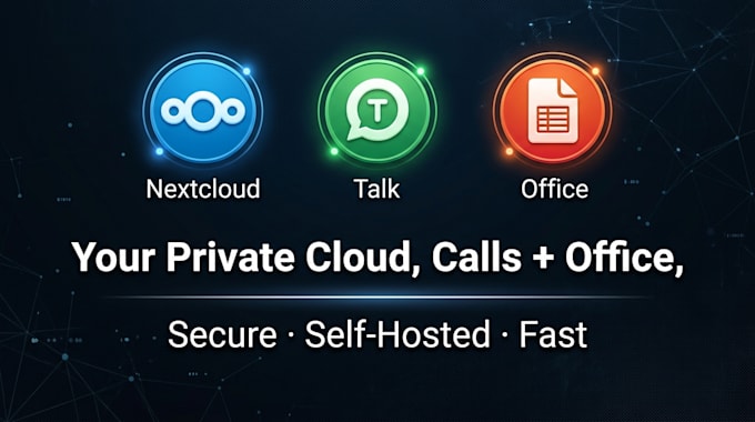 install and secure nextcloud with talk and collabora or onlyoffice