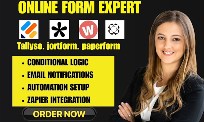 setup tallyso jotform paperform survey quizzes with conditional logic automation